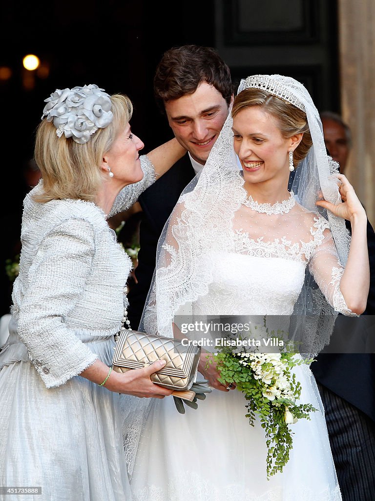 Wedding Of Prince Amedeo Of Belgium And Elisabetta Maria Rosboch Von Wolkenstein