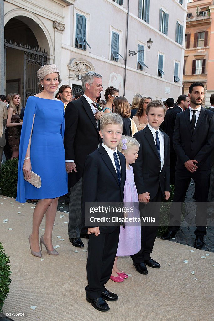 Wedding Of Prince Amedeo Of Belgium And Elisabetta Maria Rosboch Von Wolkenstein