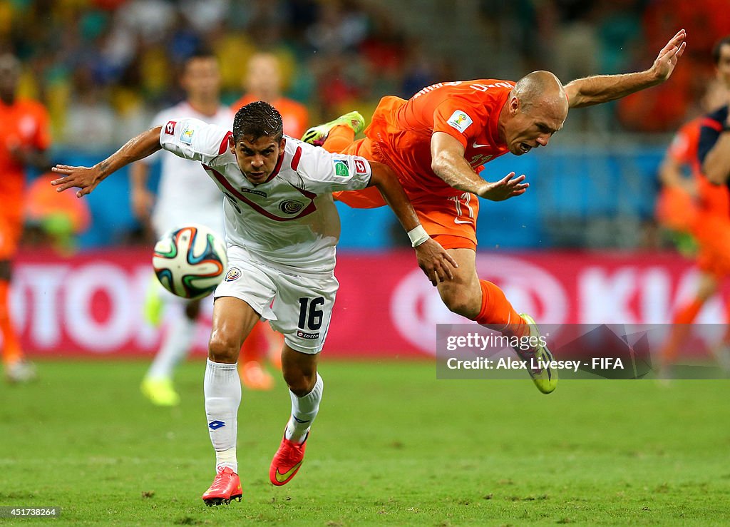 Netherlands v Costa Rica: Quarter Final - 2014 FIFA World Cup Brazil