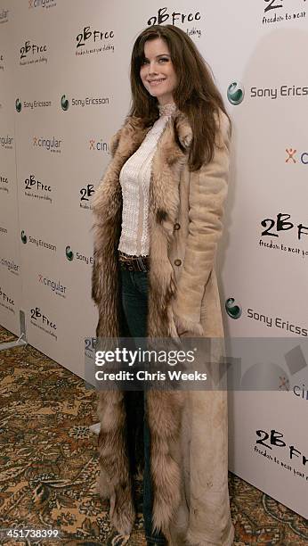 Carrie Stevens during Sony Ericsson and Cingular Wireless Present The 2 B Free Fall 2006 Collection - Red Carpet at GM Penthouse at the Regent...