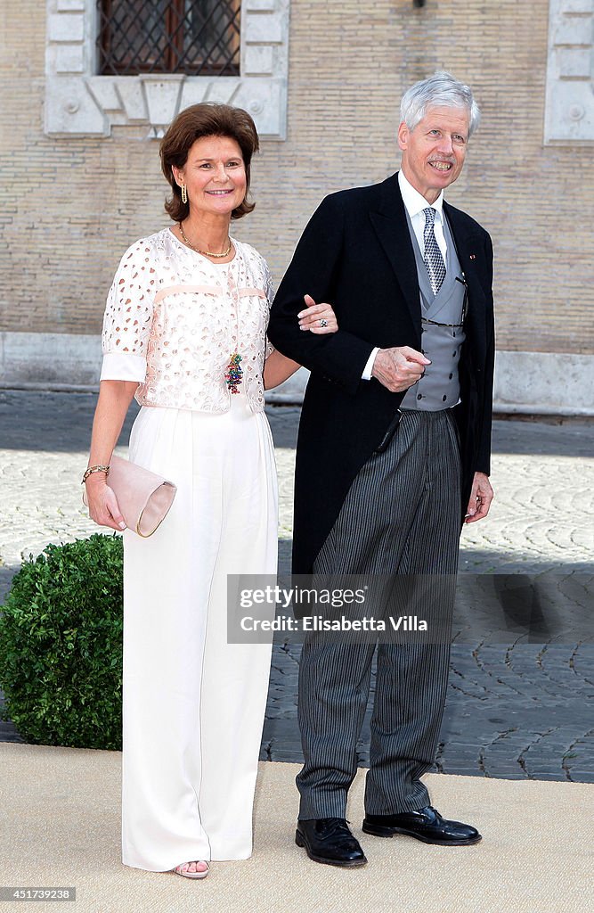 Wedding Of Prince Amedeo Of Belgium And Elisabetta Maria Rosboch Von Wolkenstein