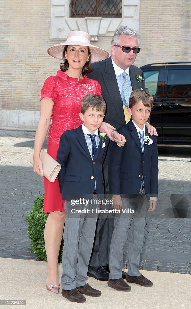 Wedding Of Prince Amedeo Of Belgium And Elisabetta Maria Rosboch Von Wolkenstein