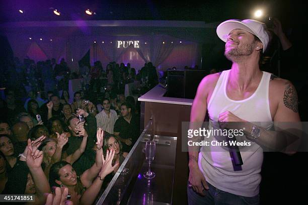 Kevin Federline during Pure Hosts Kevin Federline Listening Party at Pure in Las Vegas, Nevada, United States.