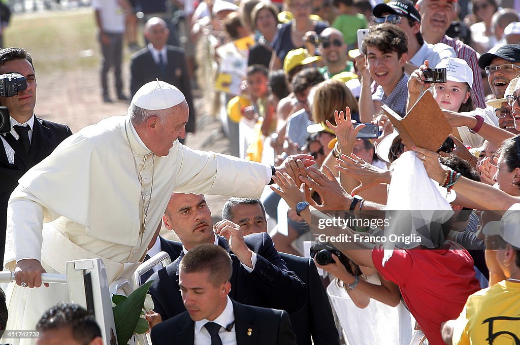 Pope Francis Visits Molise
