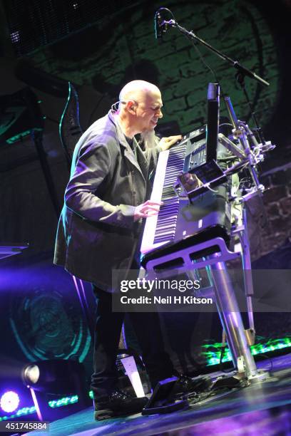 Jordan Rudess of Dream Theater performs on stage at Sheffield City Hall on July 5, 2014 in Sheffield, United Kingdom.