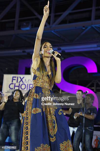 Michelle Wiliams attends the 2014 Essence Music Festival on July 5, 2014 in New Orleans, Louisiana.
