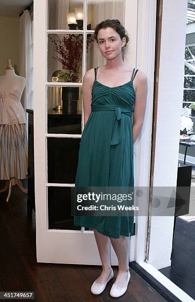 Nicole Linkletter during French Connection Celebrity Styling at Chateau Marmont at Chateau Marmont in Hollywood, California, United States.