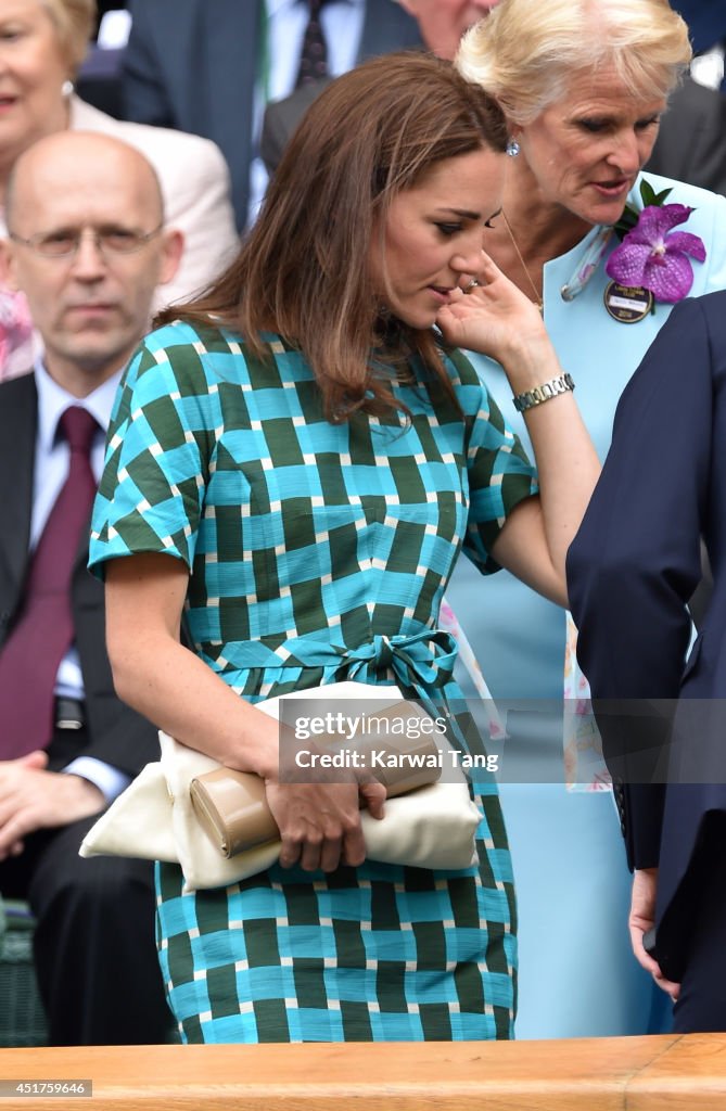 Celebrities Attend The Wimbledon Championships