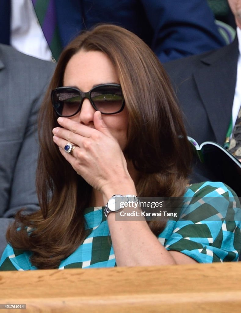 Celebrities Attend The Wimbledon Championships