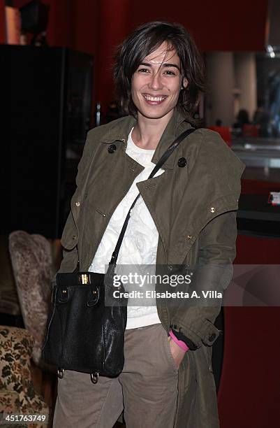 Diane Fleri attends the Ivana Chubbuck Acting Seminar at Teatro Ambra Jovinelli on November 24, 2013 in Rome, Italy.