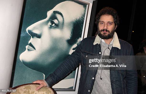 Claudio Santamaria attends the Ivana Chubbuck Acting Seminar at Teatro Ambra Jovinelli on November 24, 2013 in Rome, Italy.