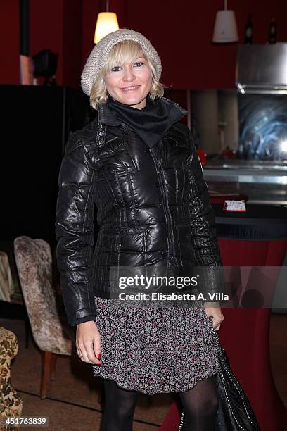 Chiara Conti attends the Ivana Chubbuck Acting Seminar at Teatro Ambra Jovinelli on November 24, 2013 in Rome, Italy.