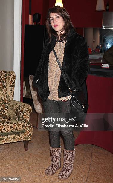 Thony attends the Ivana Chubbuck Acting Seminar at Teatro Ambra Jovinelli on November 24, 2013 in Rome, Italy.