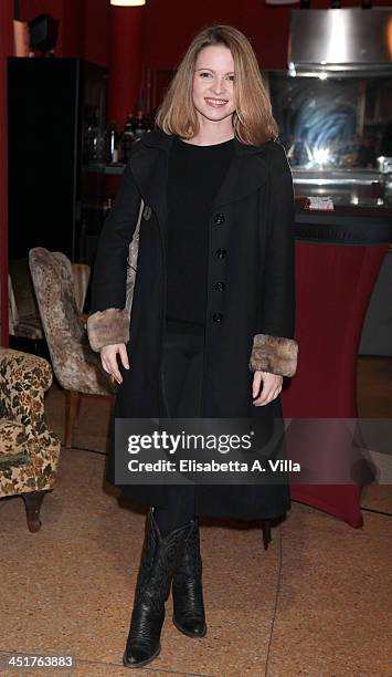 Jennifer Ulrich attends the Ivana Chubbuck Acting Seminar at Teatro Ambra Jovinelli on November 24, 2013 in Rome, Italy.