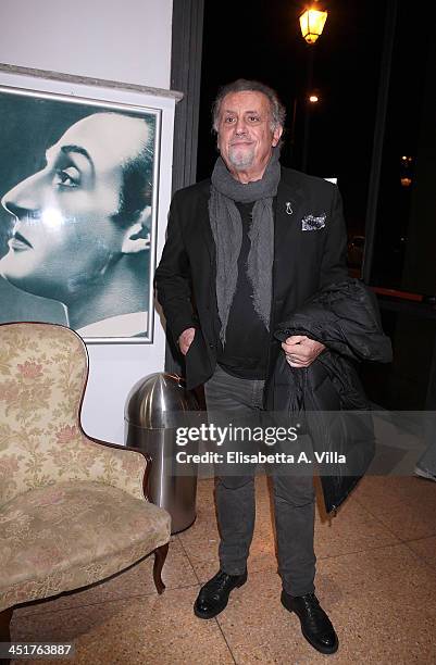 Andrea Roncato attends the Ivana Chubbuck Acting Seminar at Teatro Ambra Jovinelli on November 24, 2013 in Rome, Italy.