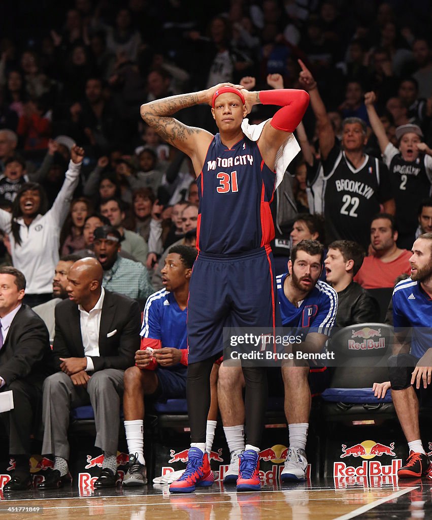 Detroit Pistons v Brooklyn Nets