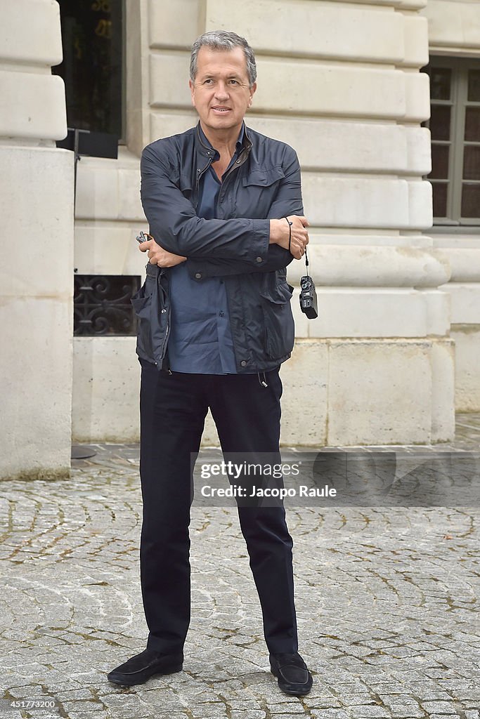 Celebrity Sightings At Paris Fashion Week : Haute Couture F/W 2014-2015 : July 6th