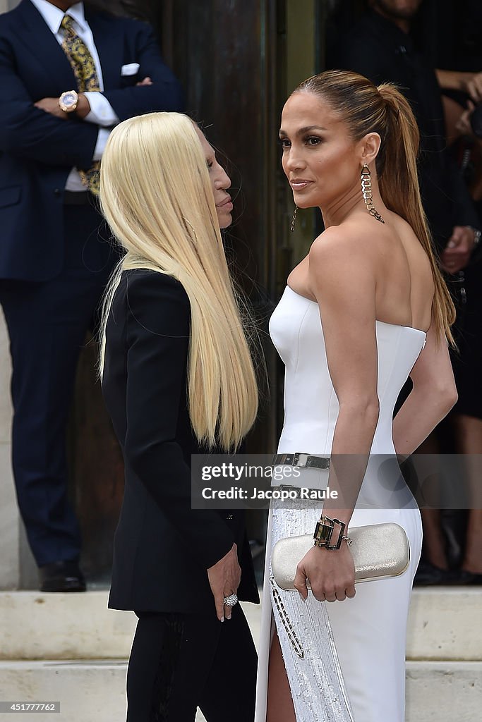 Celebrity Sightings At Paris Fashion Week : Haute Couture F/W 2014-2015 : July 6th