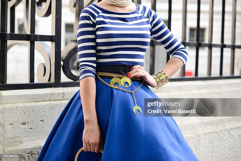 Street Style - Paris Fashion Week, Haute Couture F/W 2014-2015 : July 6th