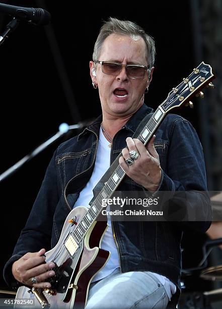 Jerry Cantrell of Alice In Chains performs at Day 3 of the Sonisphere Festival at Knebworth Park on July 6, 2014 in Knebworth, England.
