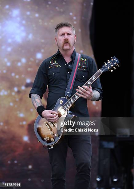 Bill Kelliher of Mastodon performs at Day 3 of the Sonisphere Festival at Knebworth Park on July 6, 2014 in Knebworth, England.