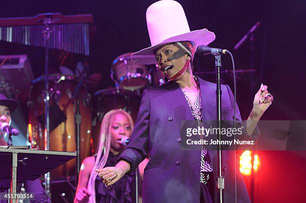 Erykah Badu performs during the 2014 Essence Music Festival on July 6, 2014 in New Orleans, Louisiana.
