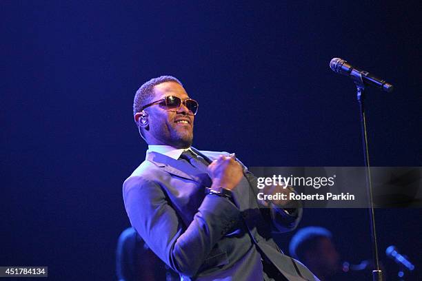 Maxwell performs during the 2014 Festival International de Jazz de Montreal on July 6, 2014 in Montreal, Canada.