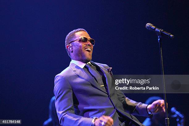 Maxwell performs during the 2014 Festival International de Jazz de Montreal on July 6, 2014 in Montreal, Canada.