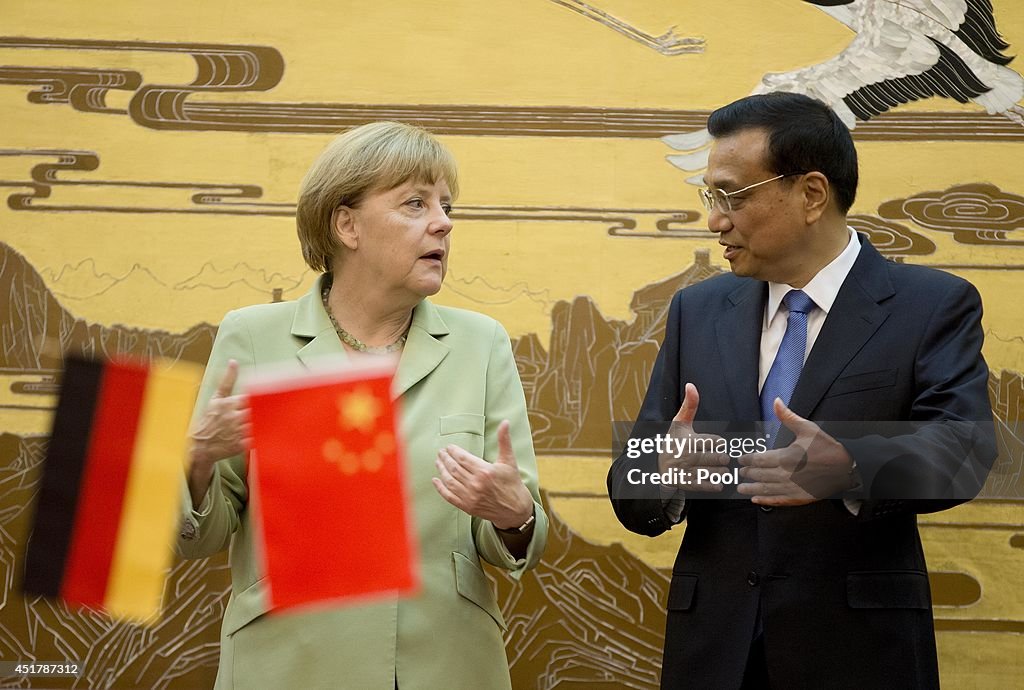 German Chancellor Angela Merkel Visits China