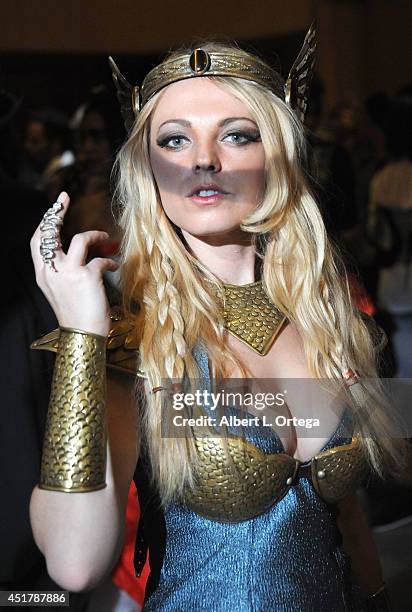 Cosplayer Jennifer Newman attends The Labyrinth Of Jareth XVII Masquerade held at Park Plaza Hotel on July 5, 2014 in Los Angeles, California.