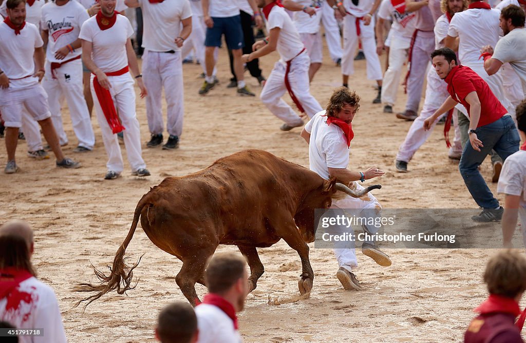 Pamplona Running Of The Bulls