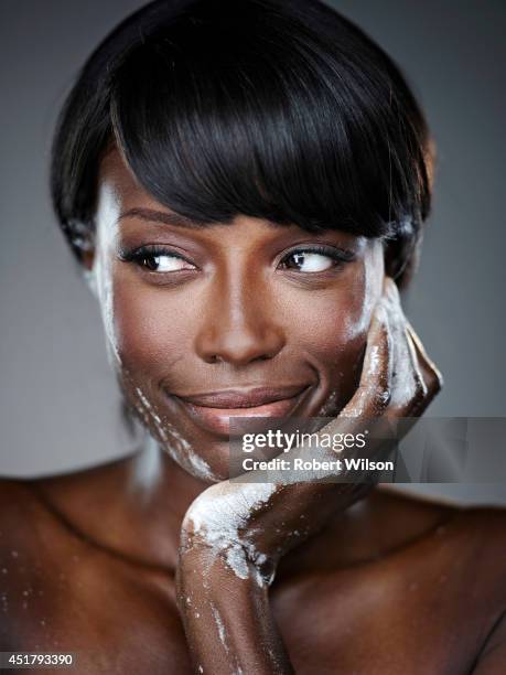 Former model and cook Lorraine Pascale is photographed for the Times on October 22, 2013 in London, England.