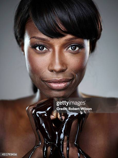 Former model and cook Lorraine Pascale is photographed for the Times on October 22, 2013 in London, England.