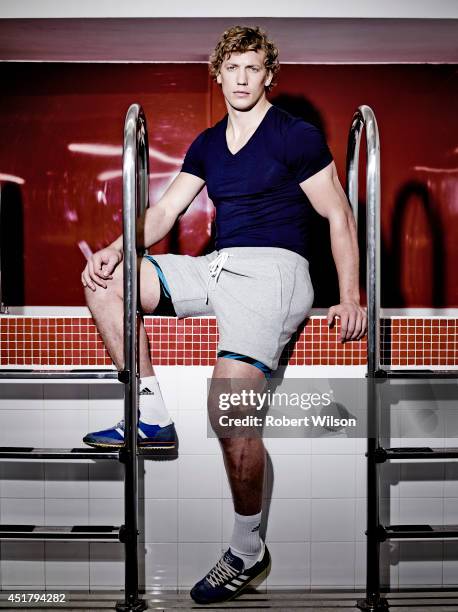 Rugby union player Billy Twelvetrees is photographed for the Sunday Times on January 17, 2014 in Gloucester, England.