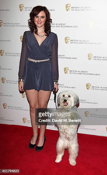 Ashleigh Butler and Pudsey attend the British Academy Children's Awards at the London Hilton on November 24, 2013 in London, England.