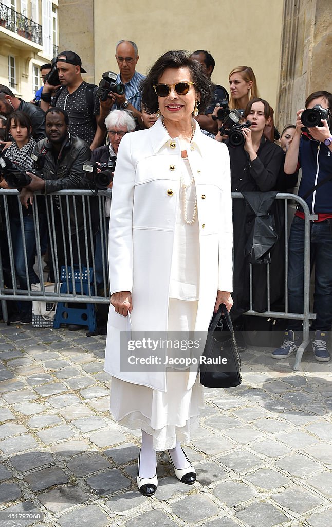 Celebrity Sightings At Paris Fashion Week : Haute Couture F/W 2014-2015 : July 7th