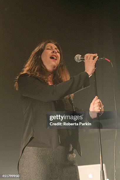 Beatrice Bonifassi performs during the 2014 Festival International de Jazz de Montreal on July 6, 2014 in Montreal, Canada.