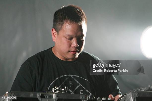 Kid Koala of Deltron 3030 performs during the 2014 Festival International de Jazz de Montreal on July 6, 2014 in Montreal, Canada.