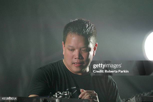 Kid Koala of Deltron 3030 performs during the 2014 Festival International de Jazz de Montreal on July 6, 2014 in Montreal, Canada.