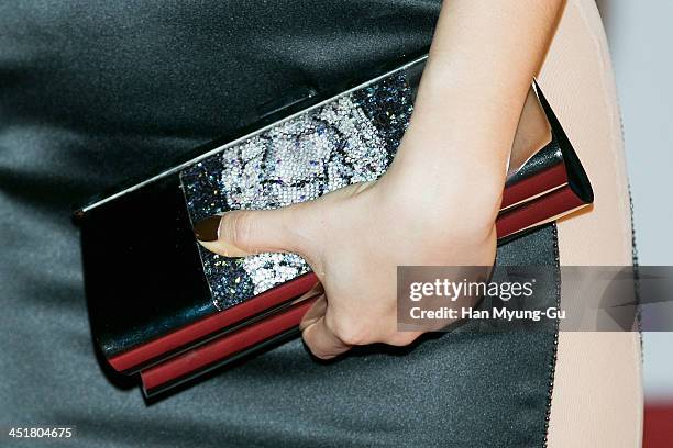 South Korean actress Lee Eun-Woo attends the 34st Blue Dragon Film Awards at Kyung Hee University on November 22, 2013 in Seoul, South Korea.