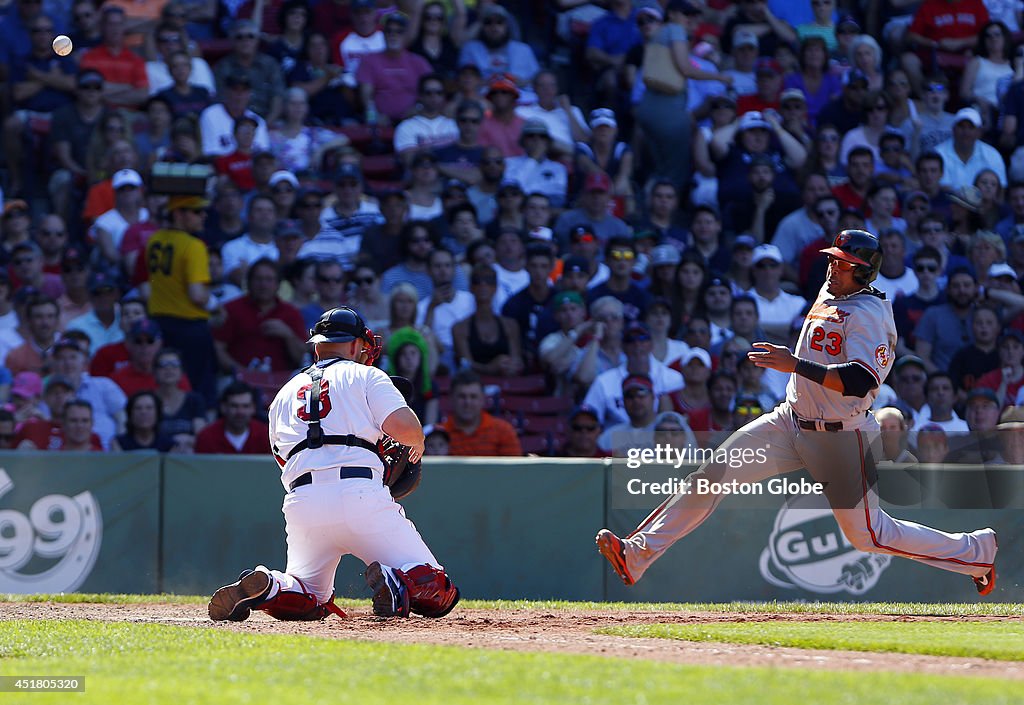 Boston Red Sox Vs. Baltimore Orioles At Fenway Park