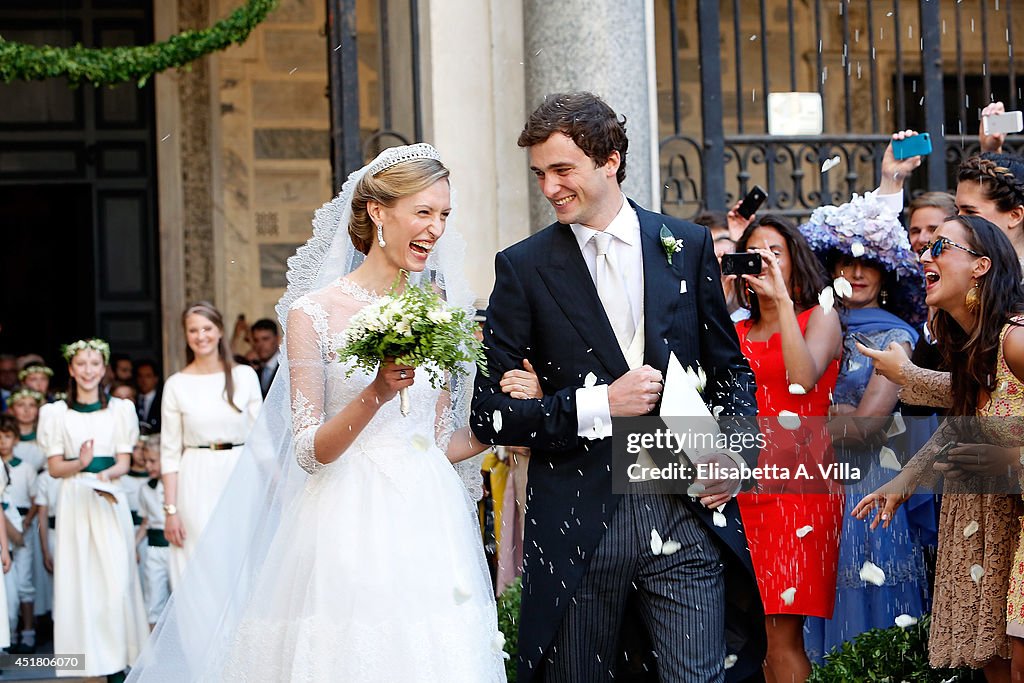 Wedding Of Prince Amedeo Of Belgium And Elisabetta Maria Rosboch Von Wolkenstein