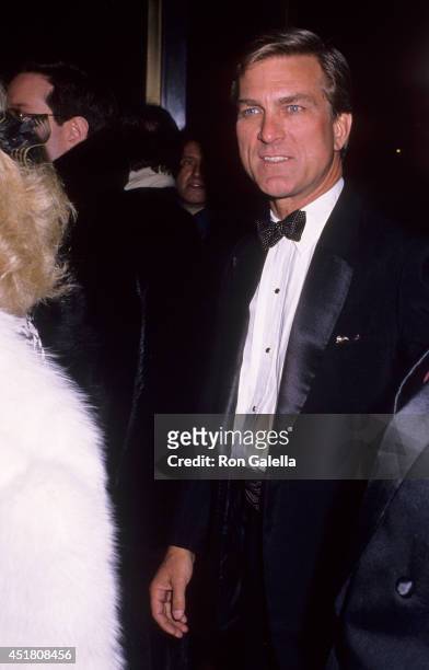 Magazine editor James F. Hoge, Jr. Attends the American Ballet Theatre's 50th Anniversary Gala on January 14, 1990 at the Metropolitan Opera House,...