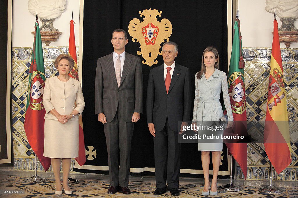 Spanish Royals Visit Lisboa