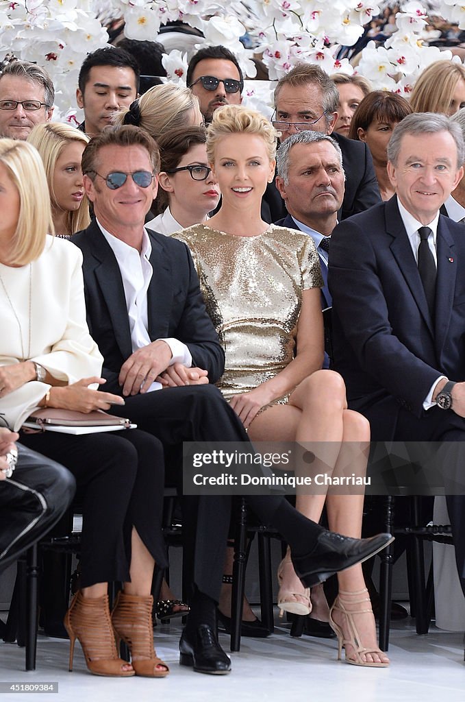 Christian Dior : Frontrow - Paris Fashion Week : Haute-Couture Fall/Winter 2014-2015