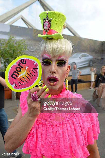 Rodolfo Prevelato arrives for the Opening Night by Grazia fashion show during the Mercedes-Benz Fashion Week Spring/Summer 2015 at Erika Hess...