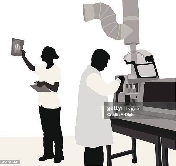 medical testing - data scientists stock illustrations