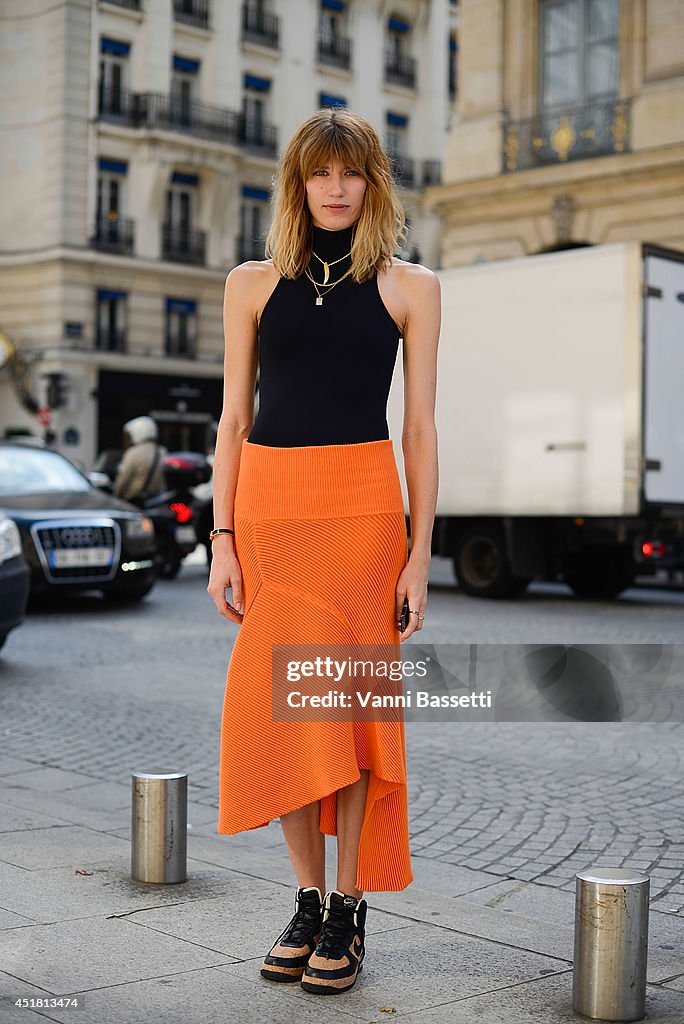 Street Style - Paris Fashion Week, Haute Couture F/W 2014-2015 : July 7th