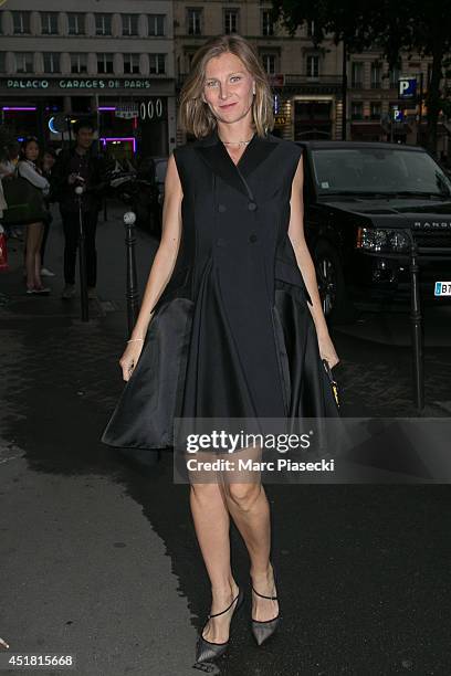 Elizabeth Von Guttman arrives to attend the Dior Private Dinner as part of Paris Fashion Week - Haute Couture Fall/Winter 2014-2015 at on July 7,...