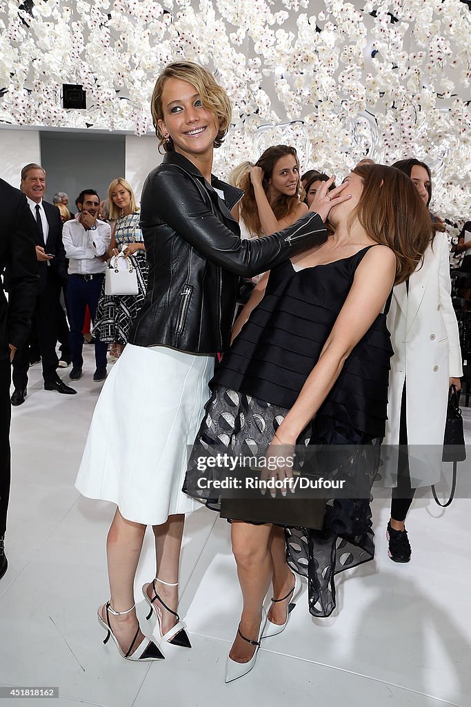 Christian Dior : Front Row - Paris Fashion Week : Haute-Couture Fall/Winter 2014-2015